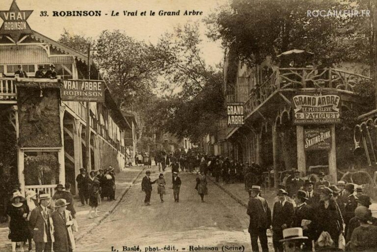 Au grand arbre à Robinson